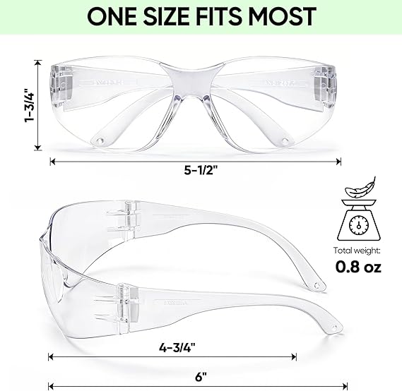 Safety Glasses & Gloves Set