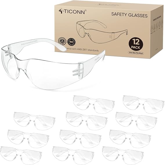 Safety Glasses & Gloves Set