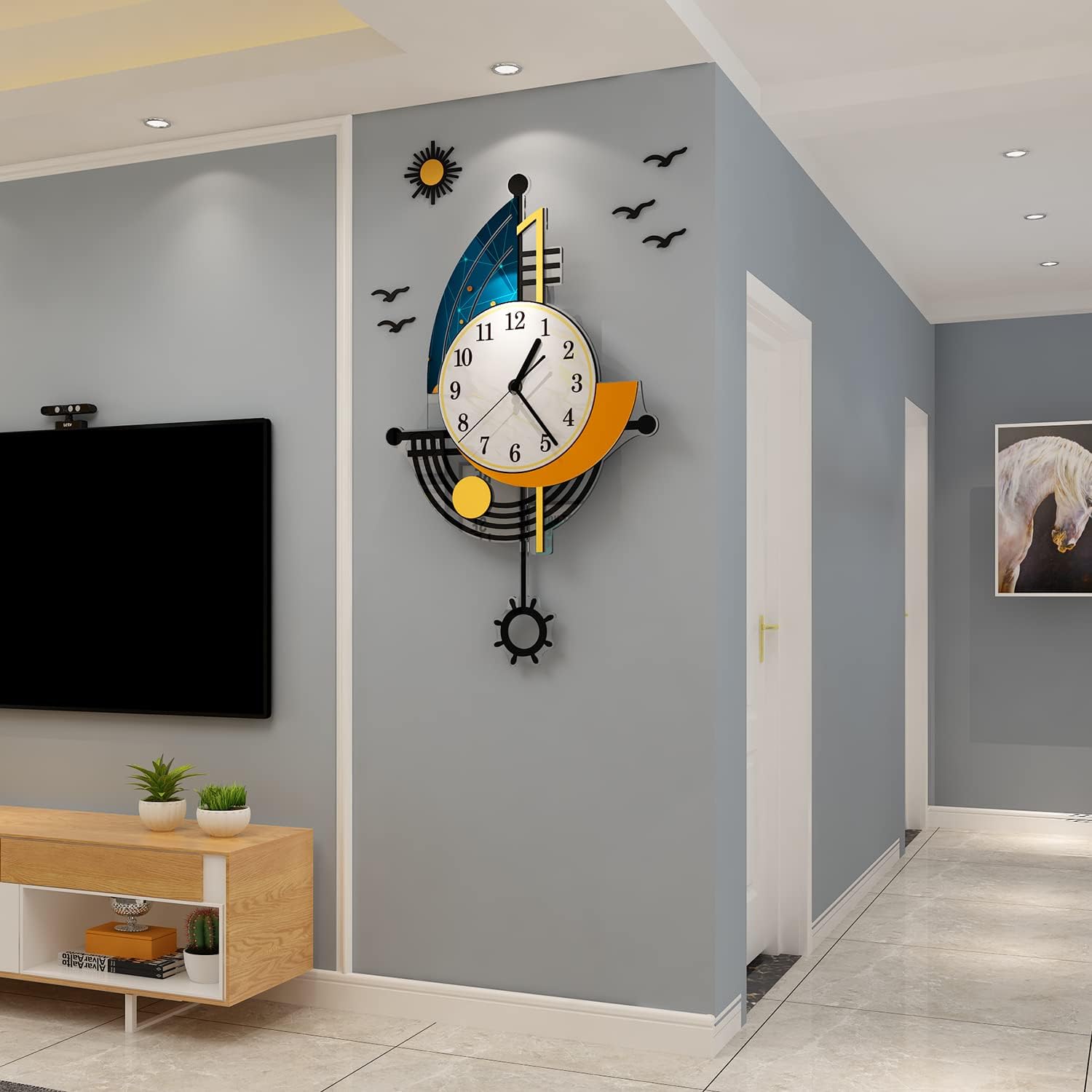 Decorative Wall Clock 16-Inch