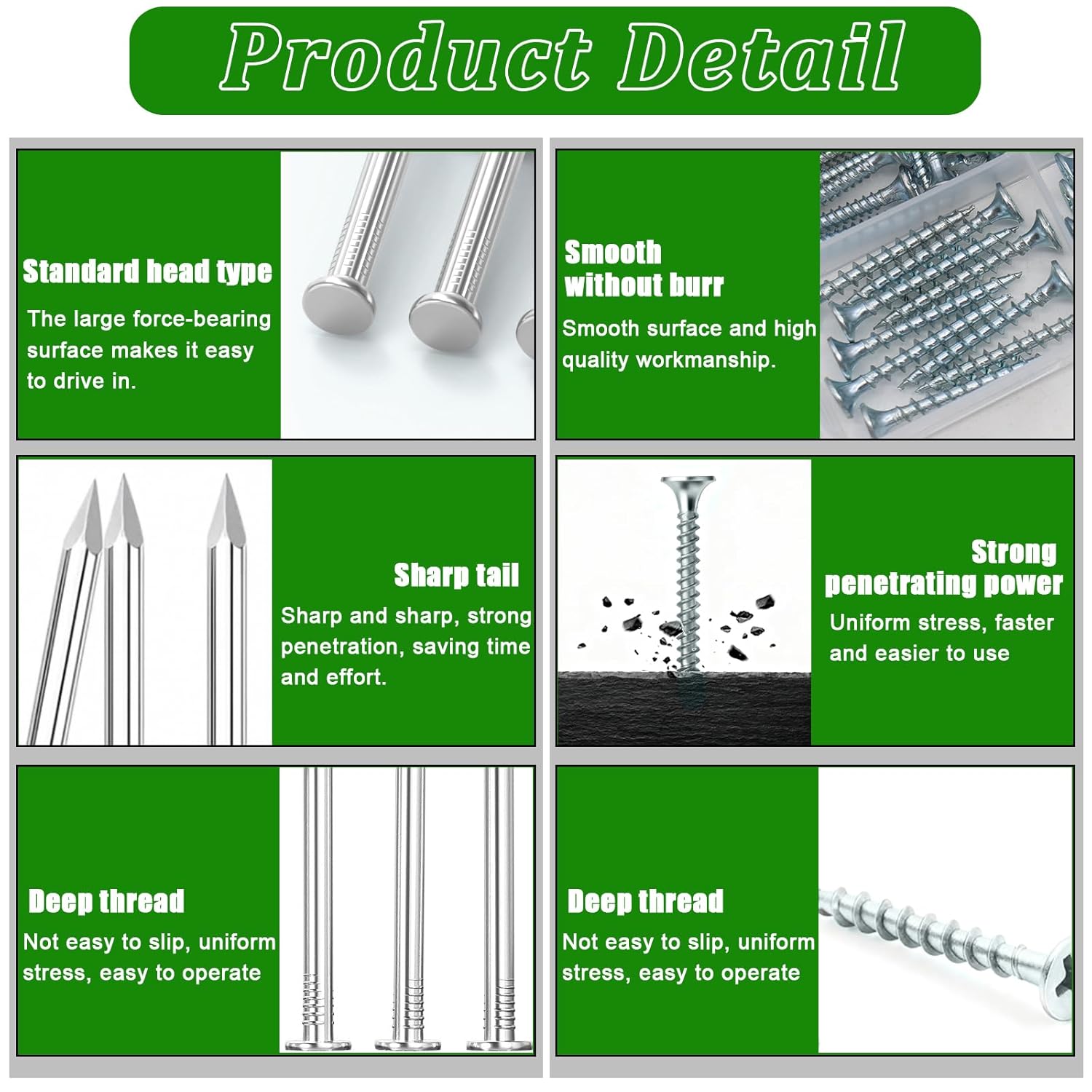 Screw & Nail Assortment Kit 500-Piece