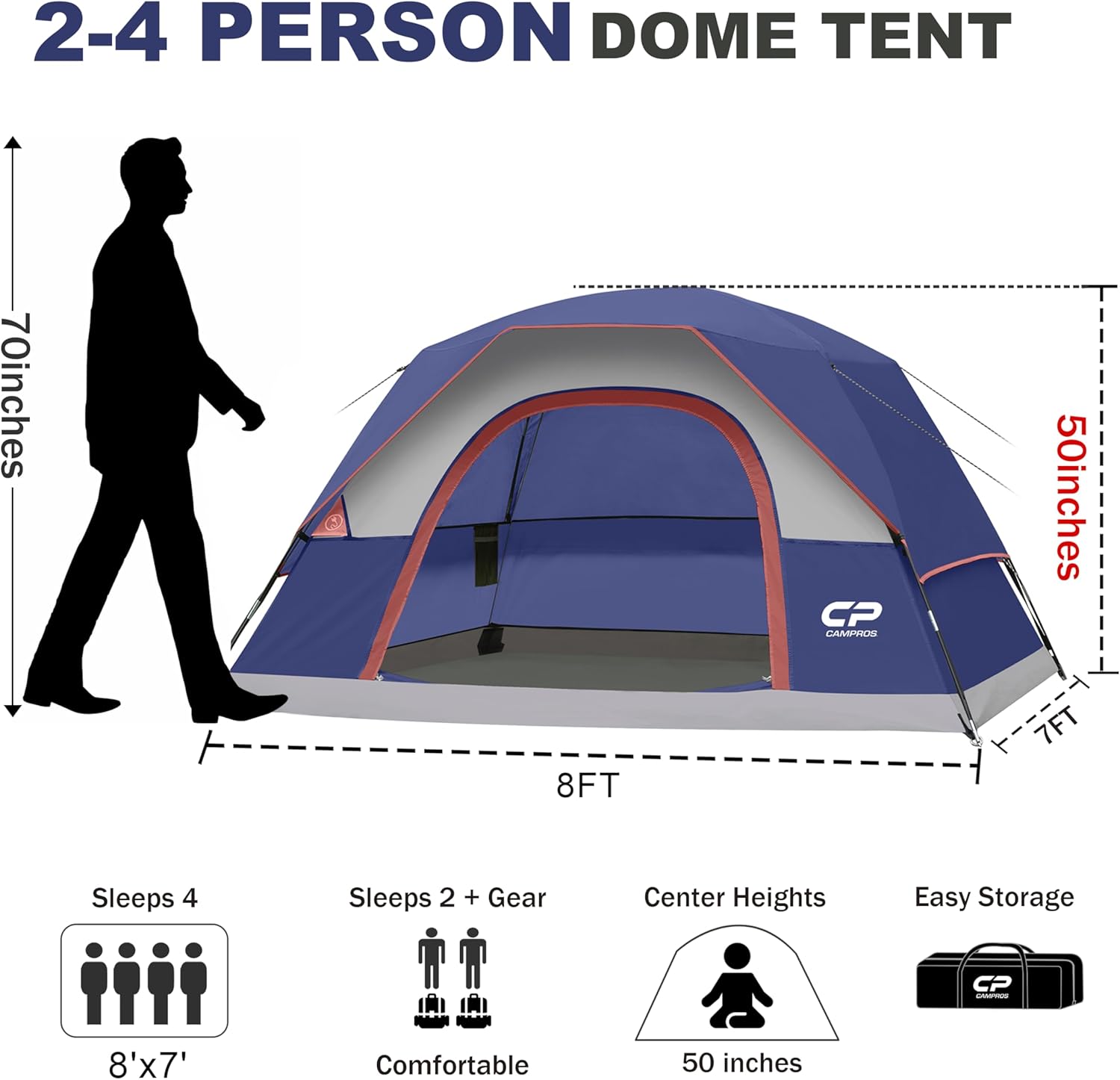Camping Tent 4-Person
