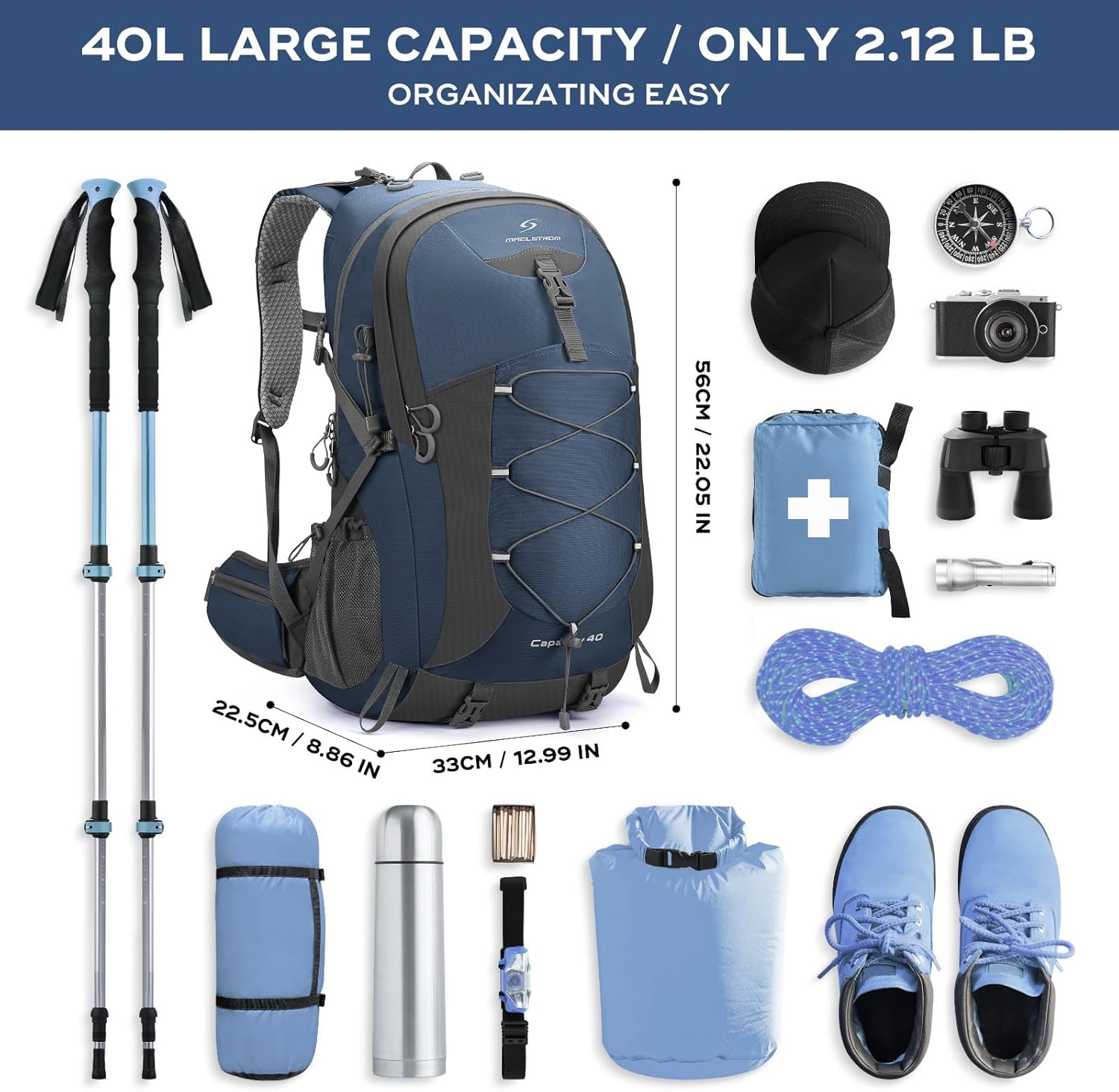 Hiking Backpack 40L