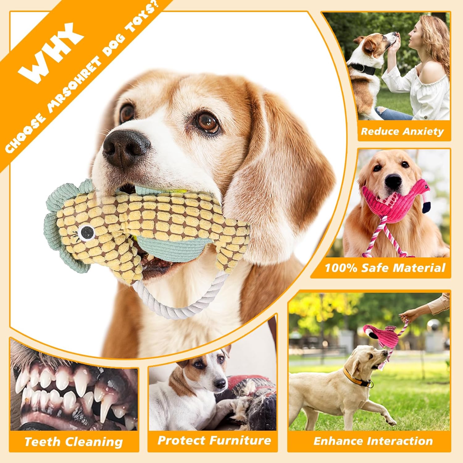 Interactive Dog Toys Pack 5-Piece
