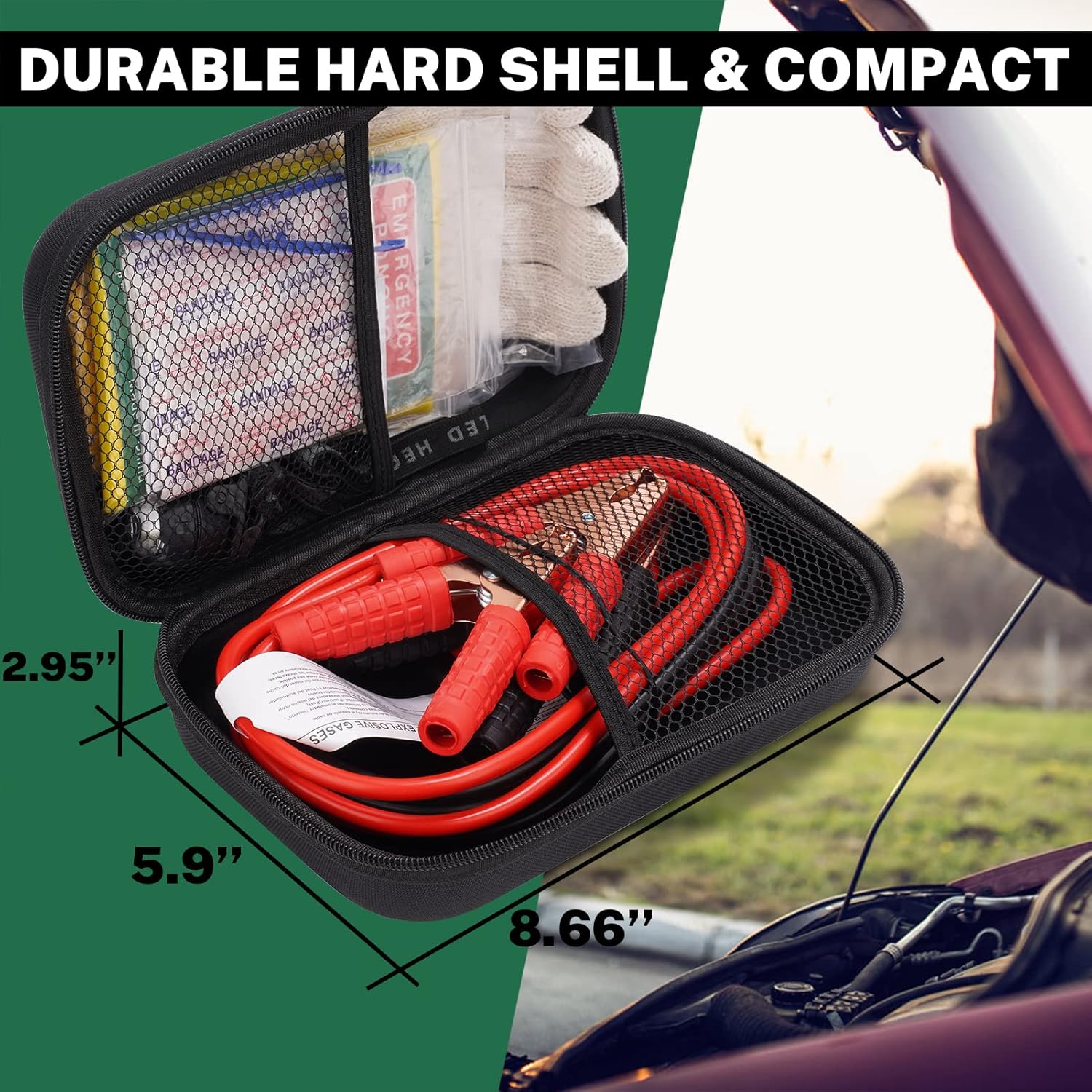 Emergency Roadside Kit 80-Piece