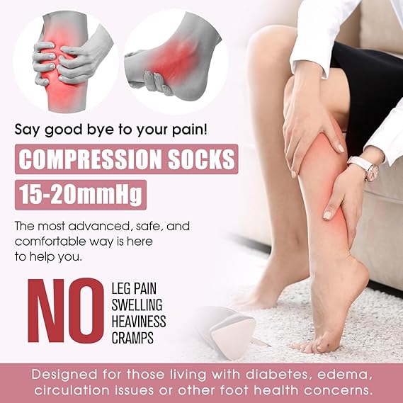 Compression Socks 6-Pairs